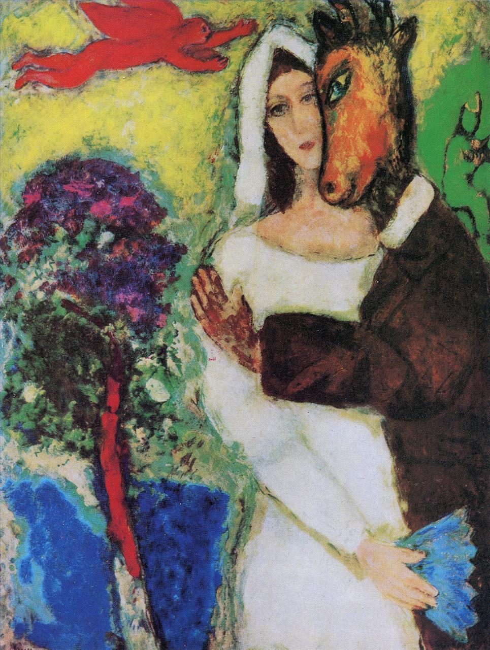 Sommernachtstraum Zeitgenosse Marc Chagall Ölgemälde